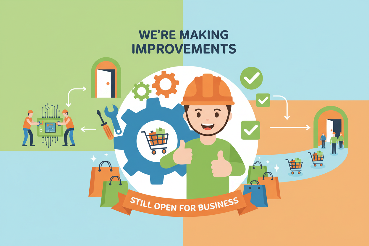 Can you let the customers know the store is still open though 